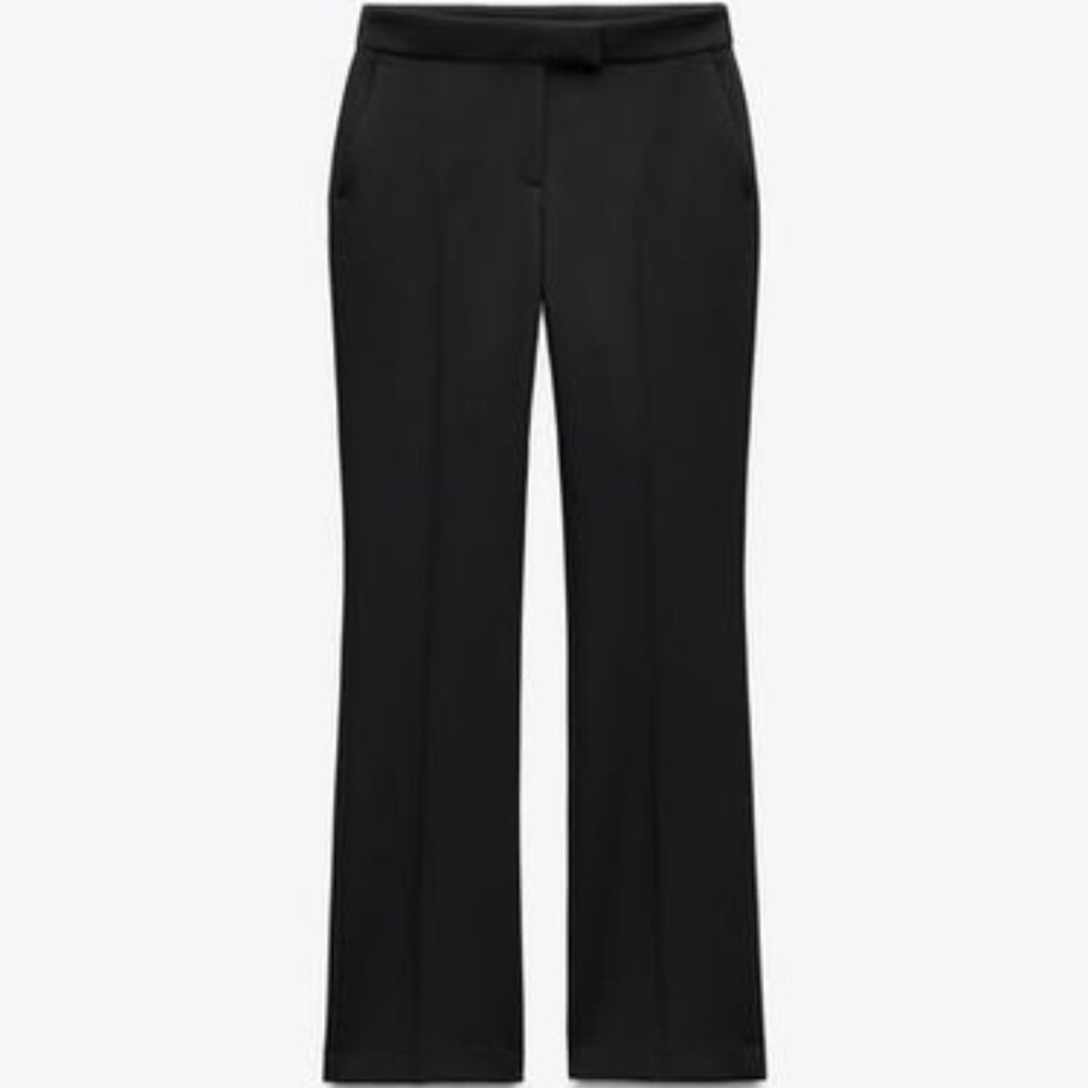 Zara Flared Pants Black